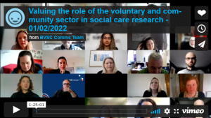 Valuing the role of the voluntary and community sector in social care research